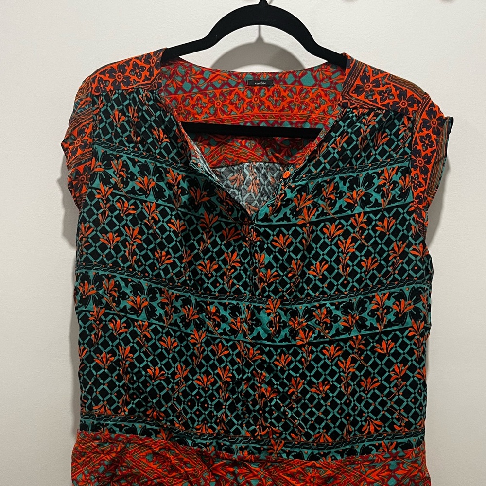 Cantao colorful blouse